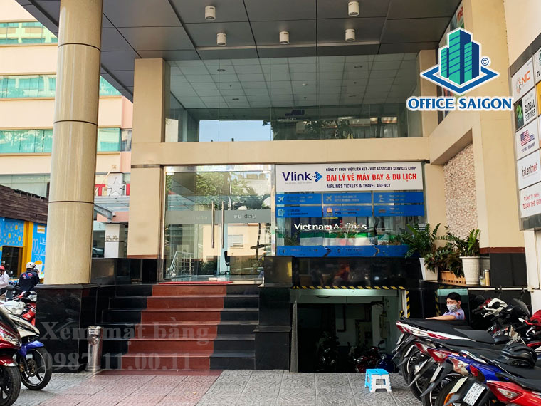 Lối vào tòa nhà cho thuê văn phòng Đakao Center quận 1