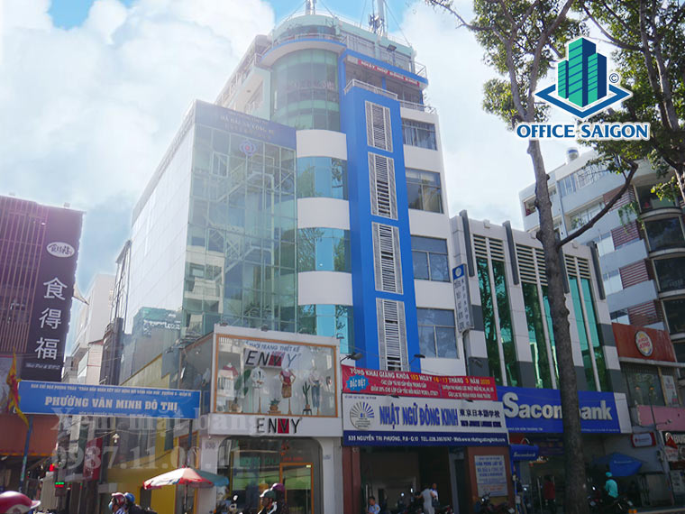 Tổng quan tòa nhà cho thuê văn phòng Nhật Ngữ Đông Kinh Building quận 10