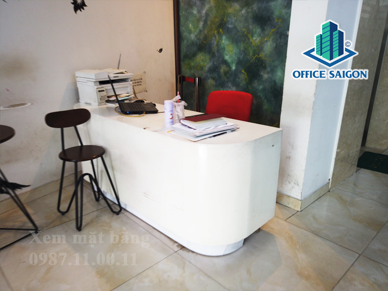 Khu vực lễ tân của tòa nhà văn phòng cho thuê Adam Real Building quận 1