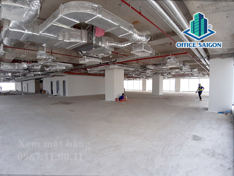 Tổng quan sàn 1500m2 tại tòa nhà chjo thuê văn phòng Sonatus Building Quận 1