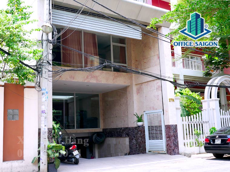 Lối vào tòa nhà cho thuê văn phòng TND Building Quận 1