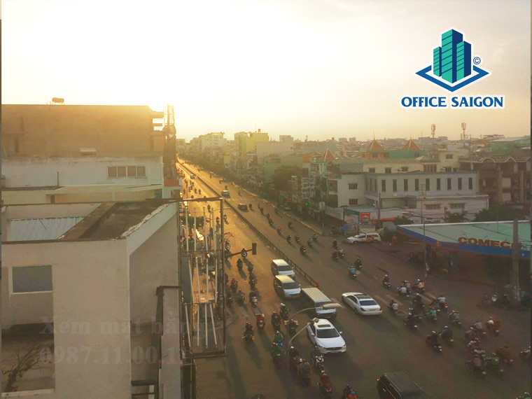 View tại tầng 5 tòa nhà cho thuê văn phòng TP Office Building Quận Bình Thạnh 