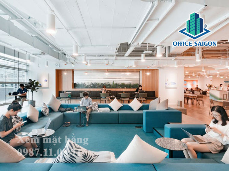 Một góc không gian làm việc của Wework tại Sonatus Building