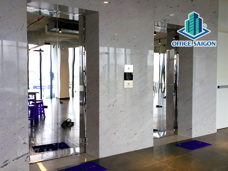 Thang máy hiện đại tại tòa nhà cho thuê văn phòng D&D Tower Quận 3
