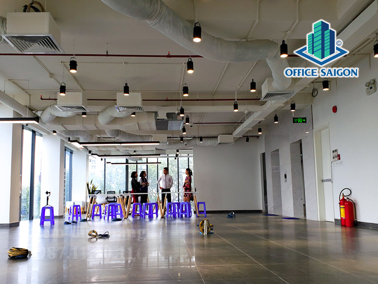 Khách thuê tại tầng 2 tòa nhà cho thuê văn phòng D&D Tower Quận 3