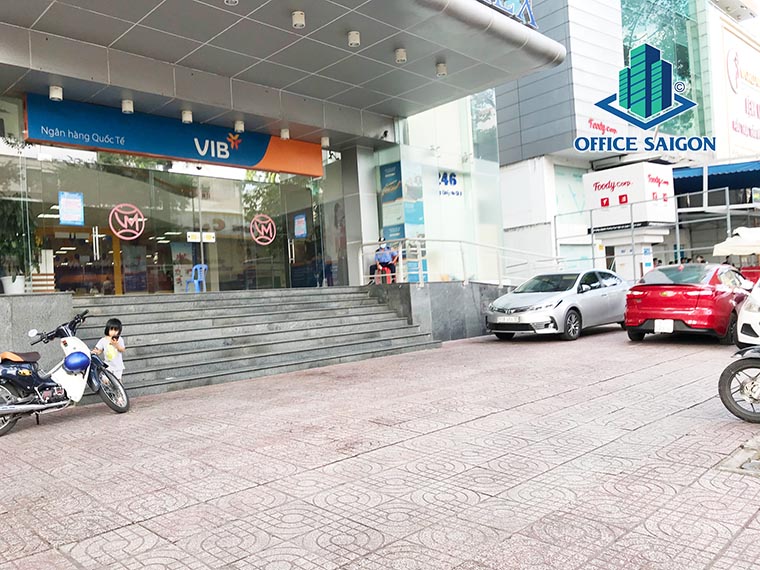 Mặt tiền tòa nhà cho thuê văn phòng Vimedimex building quận 1