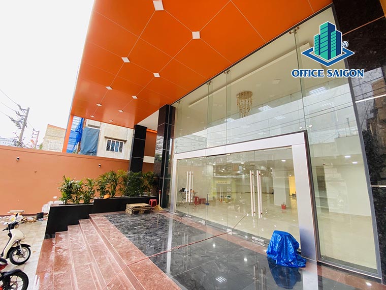Lối vào văn phòng cho thuê Mhome Kath building quận Phú Nhuận