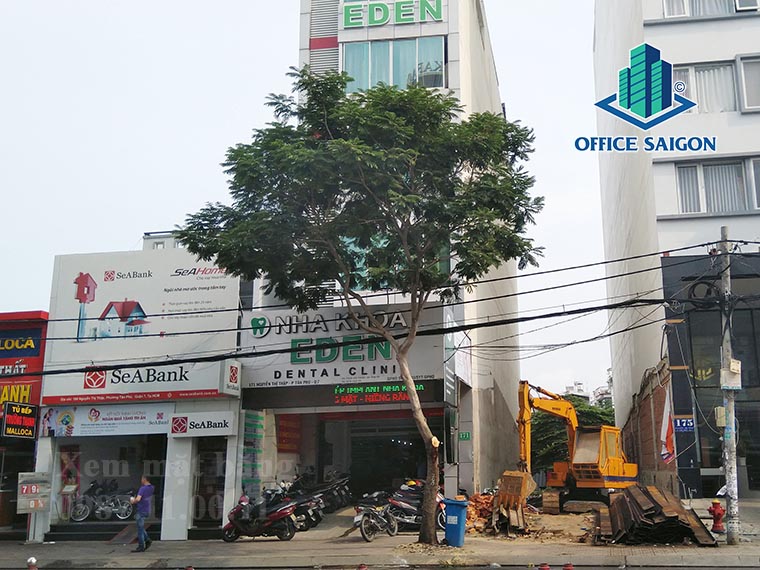 Mặt tiền văn phòng cho thuê Bigland building quận 7