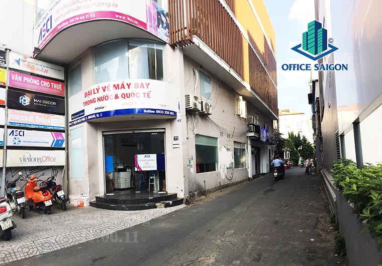 Mặt tiền văn phòng cho thuê Việt Long building quận 1