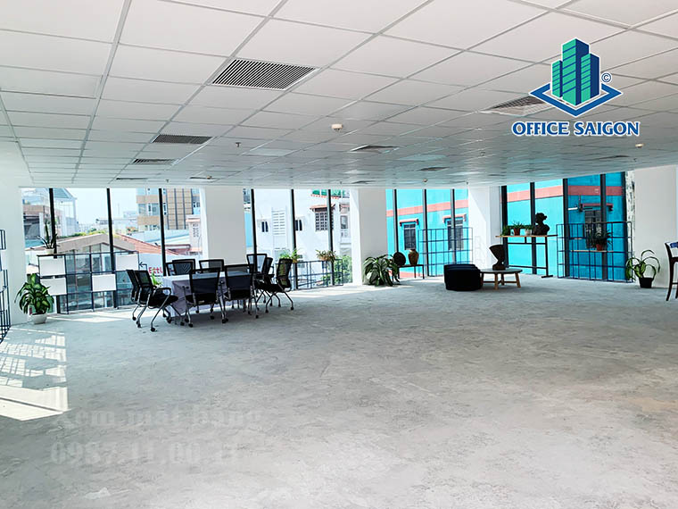 mặt bằng tại tầng 2 văn phòng cho thuê IOS building quận Bình Thạnh