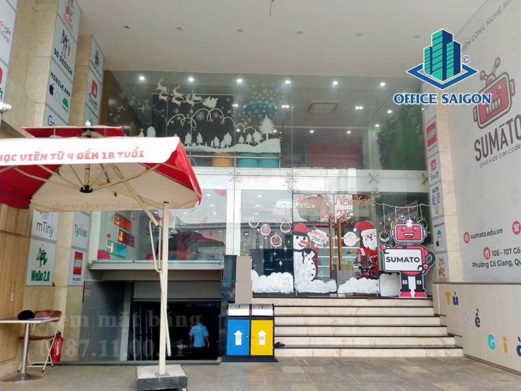 Lối vào văn phòng cho thuê TSA building quận 1