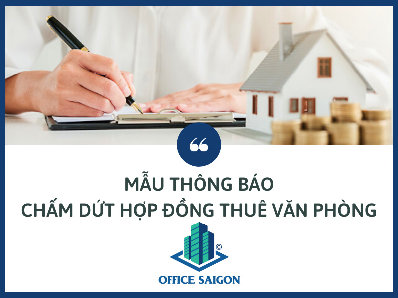 Mẫu thông báo ngừng thuê văn phòng phổ biến