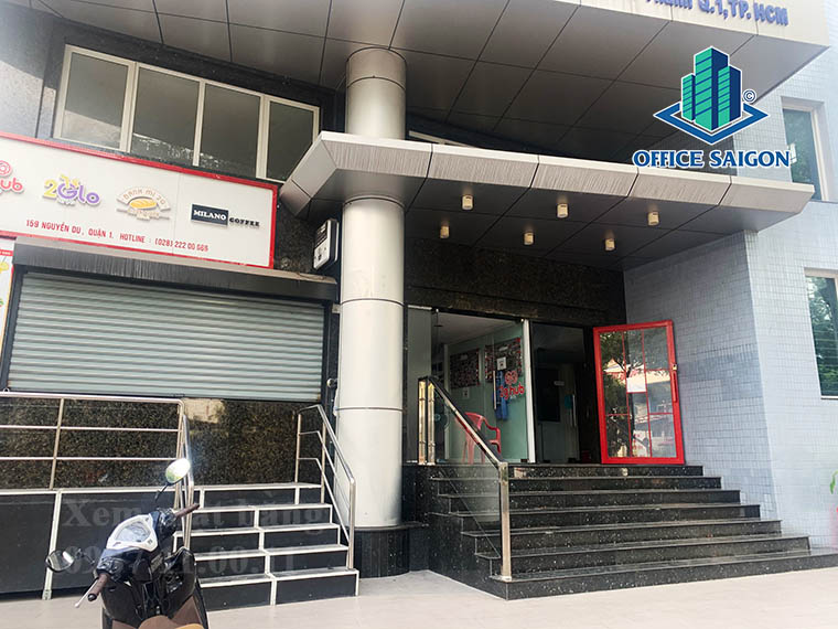 Lối vào văn phòng cho thuê Khánh Phong building quận 1