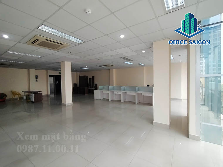 Mặt bằng 127m2 tại tầng 2 văn phòng cho thuê MINK building quận Tân Bình