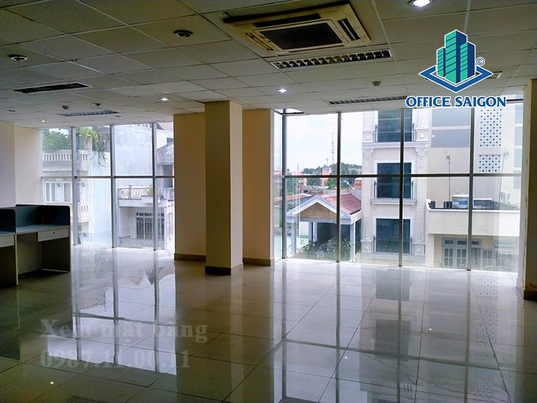 Mặt bằng có view tại tầng 2 văn phòng cho thuê MINK building quận Tân Bình