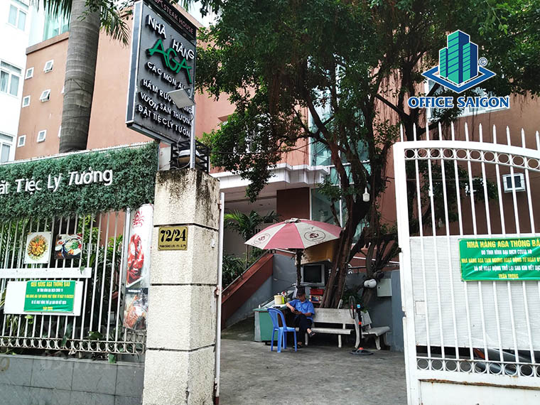 Mặt tiền văn phòng cho thuê AGA building quận Phú Nhuận