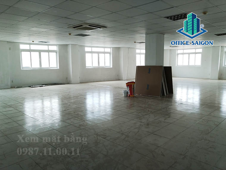 Mặt bằng tại tầng 4 văn phòng cho thuê AGA building quận Phú Nhuận