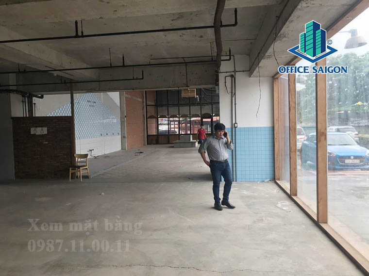 Mặt bằng tại tầng trệt văn phòng cho thuê Thanh Đa View quận Bình Thạnh