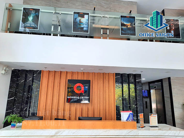 Khu vực tại tầng trệt văn phòng cho thuê Amazing Centre quận Tân Bình