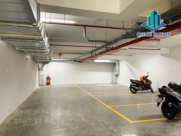 Hầm giữ xe tại văn phòng cho thuê Kim Hằng ITC building quận 3