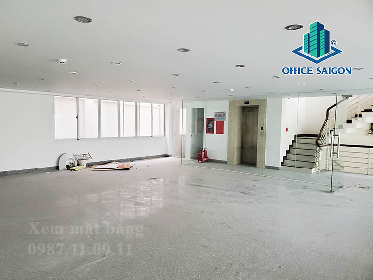Mặt bằng 95m2 lửng tại văn phòng cho thuê TSA building Tôn Đản quận 4