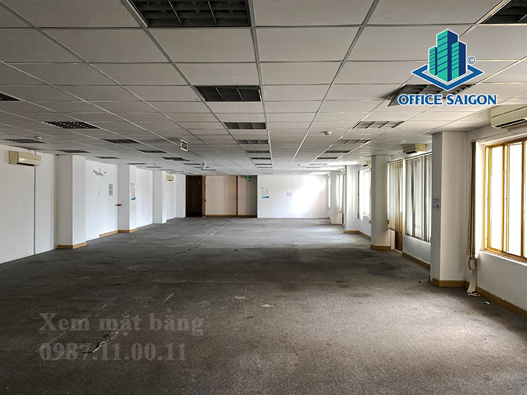 Mặt bằng trống tại văn phòng cho thuê Betrimex building quận Tân Bình