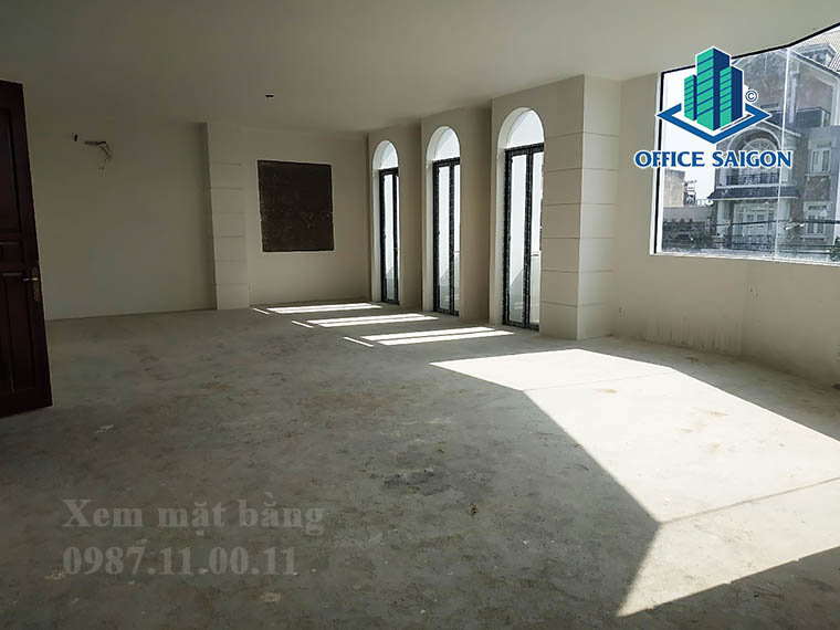 Mặt bằng trống tại tầng 5 văn phòng cho thuê Share Space building quận Bình Thạnh