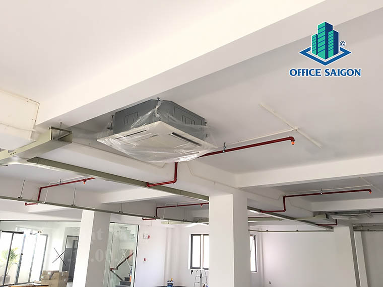 Trang bị máy lạnh tại văn phòng cho thuê MG An Phú building quận 2
