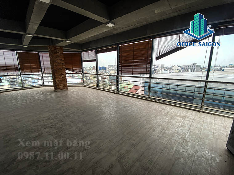 Mặt bằng có view tại tầng 7 văn phòng cho thuê Mios building quận Bình Thạnh