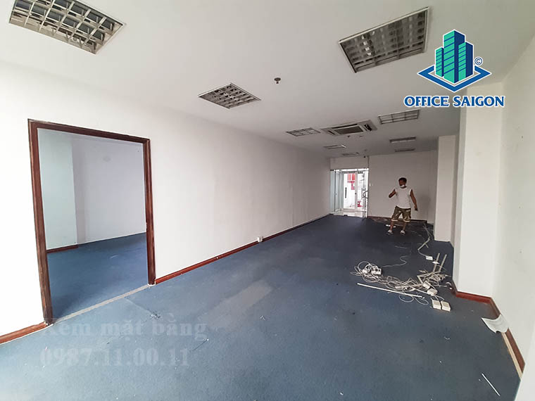 Mặt bằng trống tại văn phòng cho thuê Falcon T&T building quận 4
