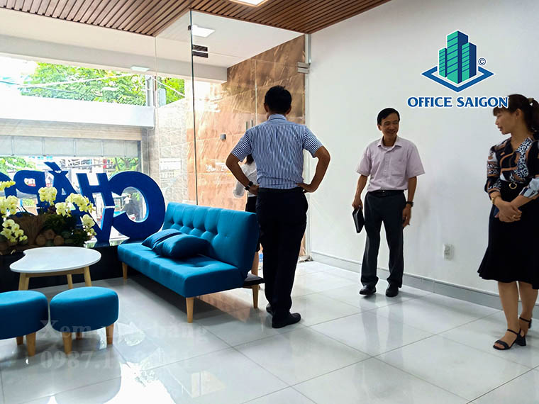 Khu tiếp khách chung tại văn phòng cho thuê Mekong Star Building quận Bình Thạnh