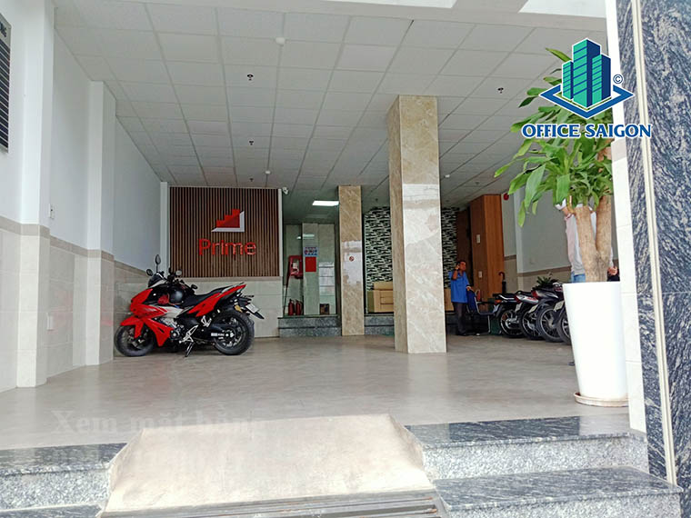 Bãi xe tại văn phòng cho thuê Việt Data building quận Bình Thạnh
