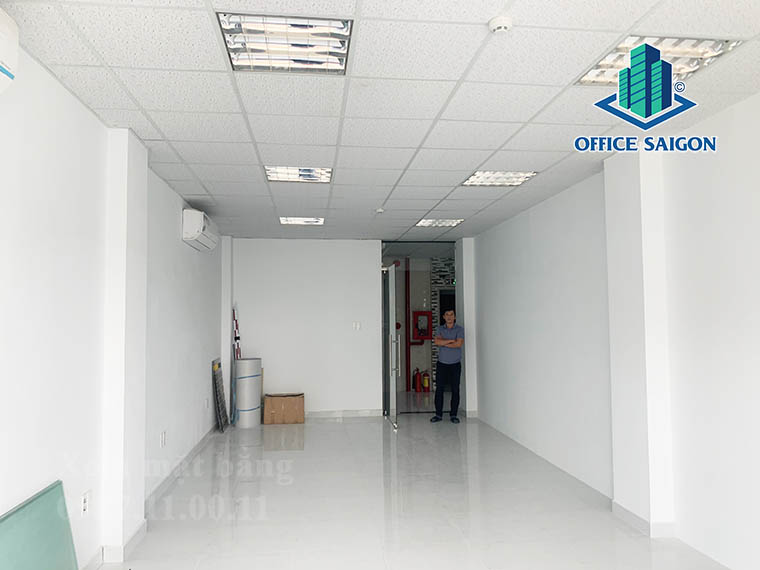 Mặt bằng trống 40m2 tại tầng 1 văn phòng cho thuê Việt Data building quận Bình Thạnh