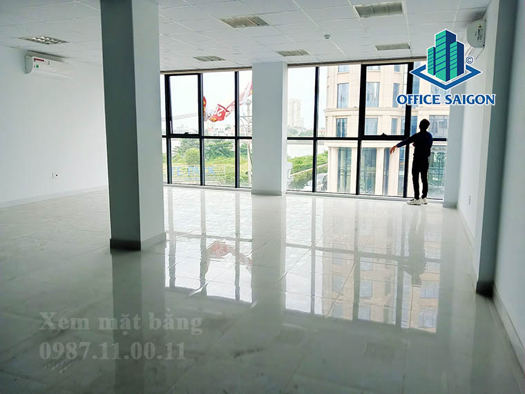 Mặt bằng view đẹp tại văn phòng cho thuê Việt Data building quận Bình Thạnh