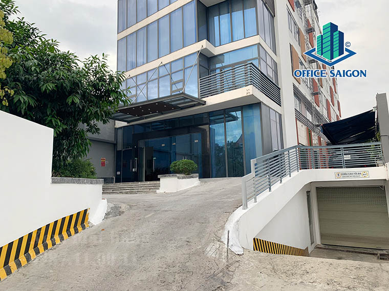 Lối vào văn phòng cho thuê Thái Sơn SP Building quận Bình Thạnh