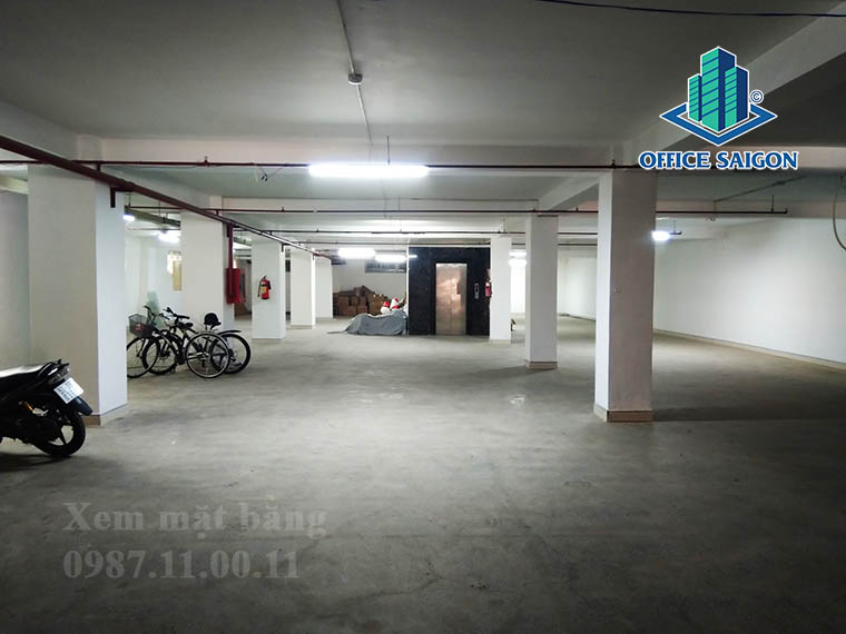 Mặt bằng 550m2 tại tầng hầm văn phòng cho thuê Thái Sơn SP Building quận Bình Thạnh