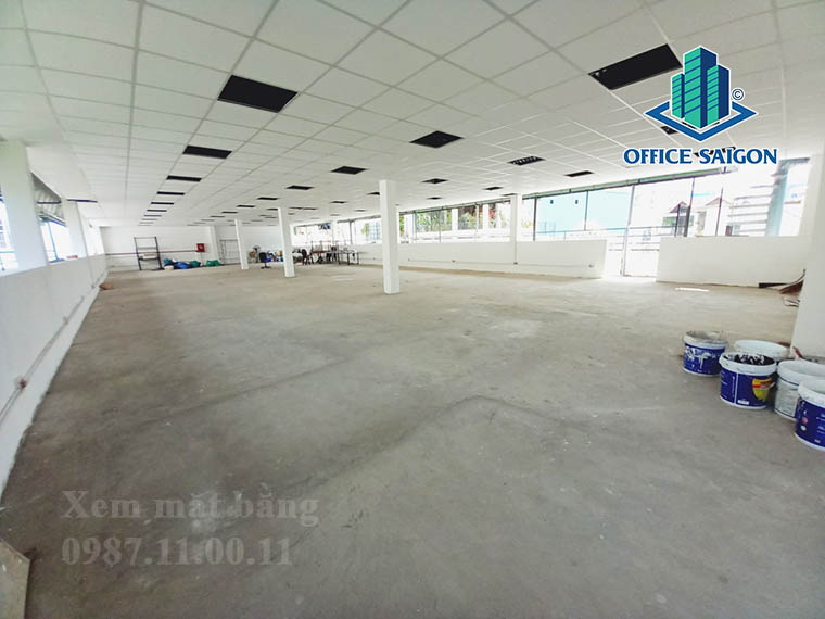 Nguyên sàn trống 320m2 tại tầng 3 văn phòng cho thuê Sabay NVT Building quận Phú Nhuận