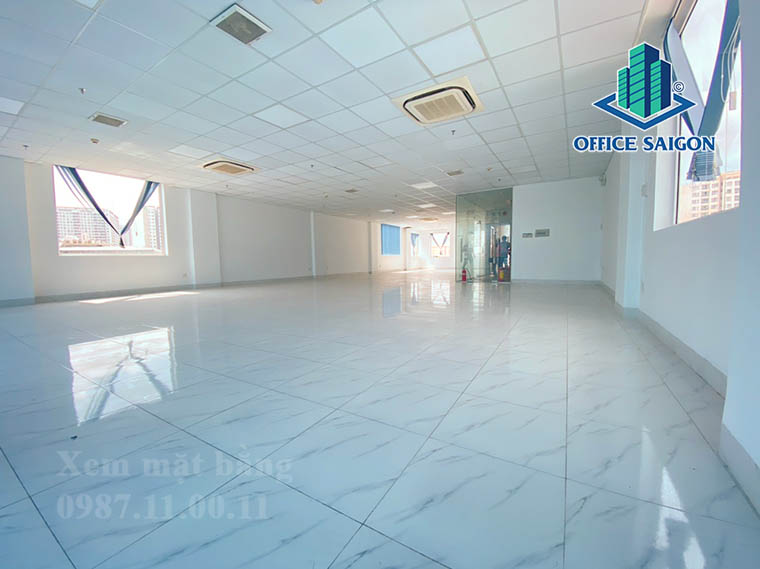 Mặt bằng 180m2 tại tầng 5 văn phòng cho thuê Saigon Building 2 quận Tân Bình