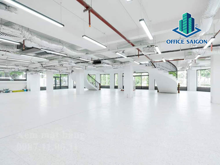 Mặt bằng trống tại tầng trệt văn phòng cho thuê BSI tower quận Thủ Đức