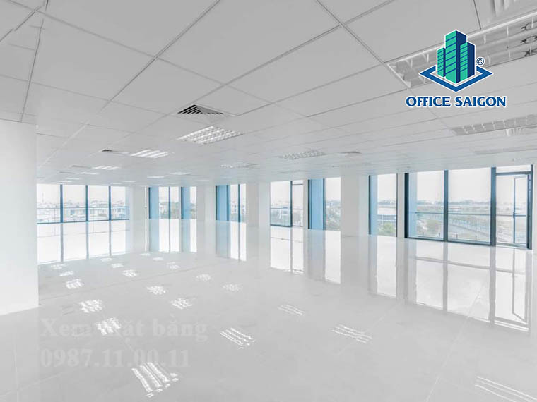 Mặt bằng tại tầng 5 văn phòng cho thuê BSI tower quận Thủ Đức