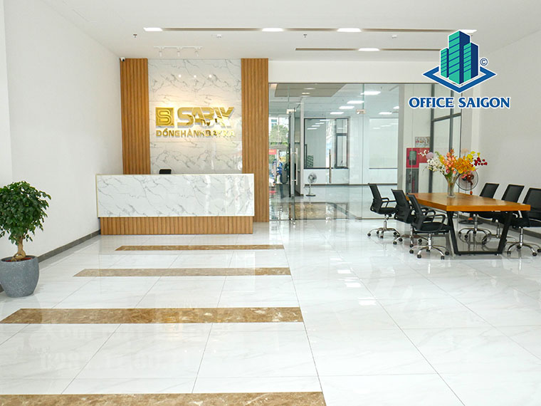 Khu tầng trẹt tại văn phòng cho thuê Sabay building Trường Chinh quận Tân Bình