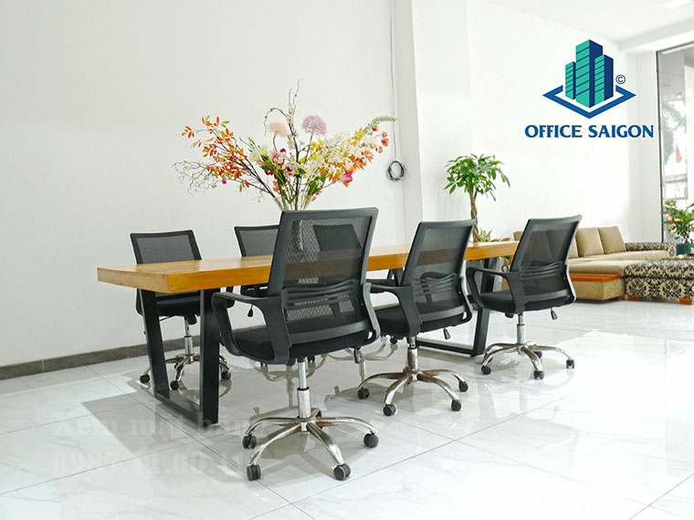 Khu vực tiếp khách tại văn phòng cho thuê Sabay building Trường Chinh quận Tân Bình