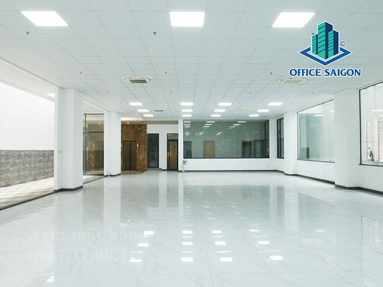 Mặt bằng tại tầng trệt văn phòng cho thuê Sabay building Trường Chinh quận Tân Bình