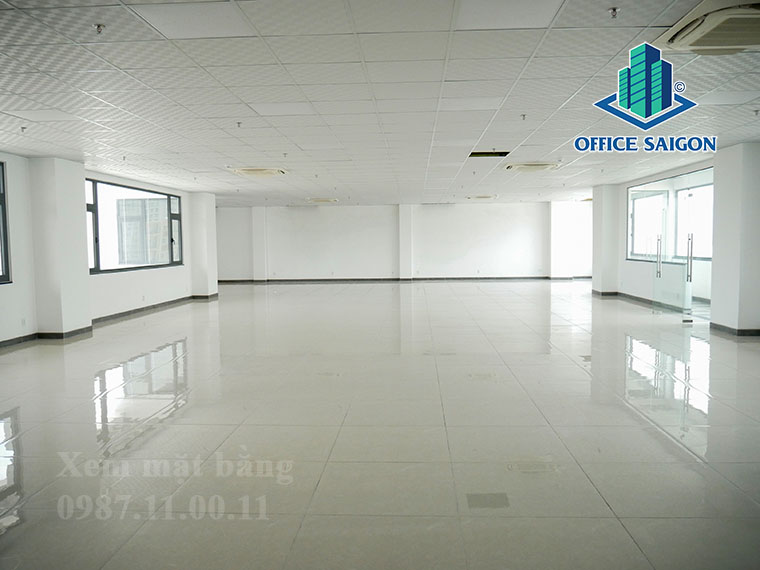 Mặt bằng tầng 7 tại văn phòng cho thuê Sabay building Trường Chinh quận Tân Bình
