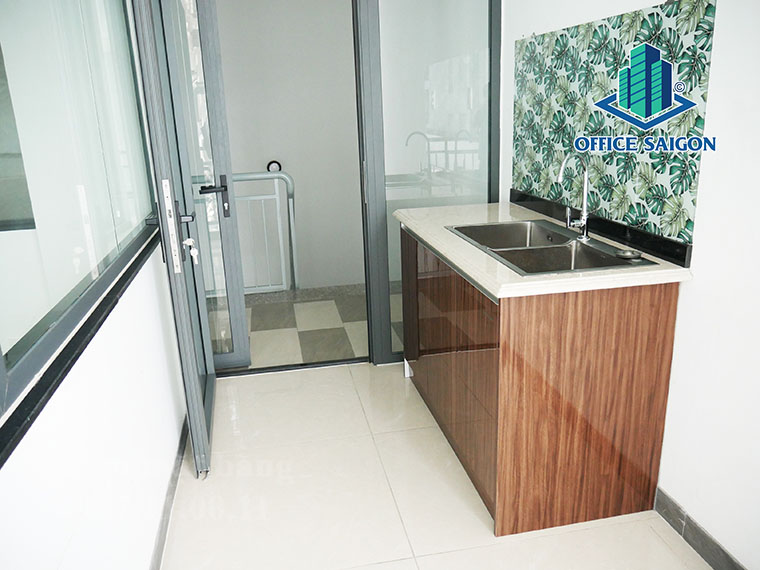 Pantry tại tầng 7 văn phòng cho thuê Sabay building Trường Chinh quận Tân Bình