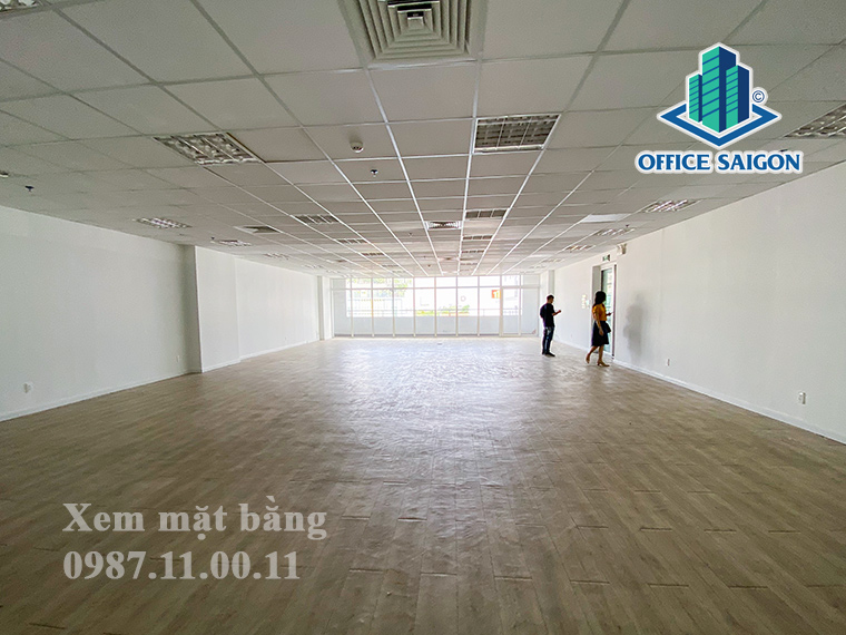 Mặt bằng trống tại văn phòng cho thuê EBM Building quận Bình Thạnh