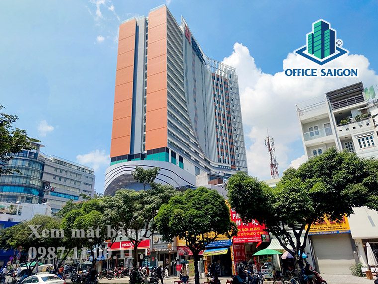 Góc nhìn bên phải cho thuê văn phòng toà nhà Hiu Tower Quận Bình Thạnh