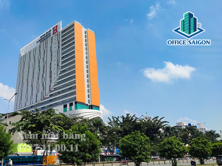 Góc nhìn bên trái cho thuê văn phòng toà nhà Hiu Tower Quận Bình Thạnh