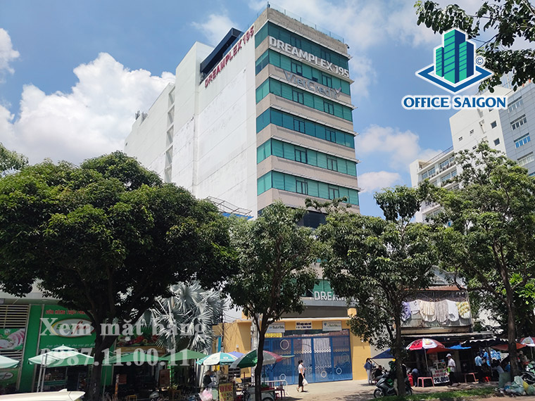 Góc nhìn bên trái cho thuê văn phòng toà nhà Dreamplex Quận Bình Thạnh