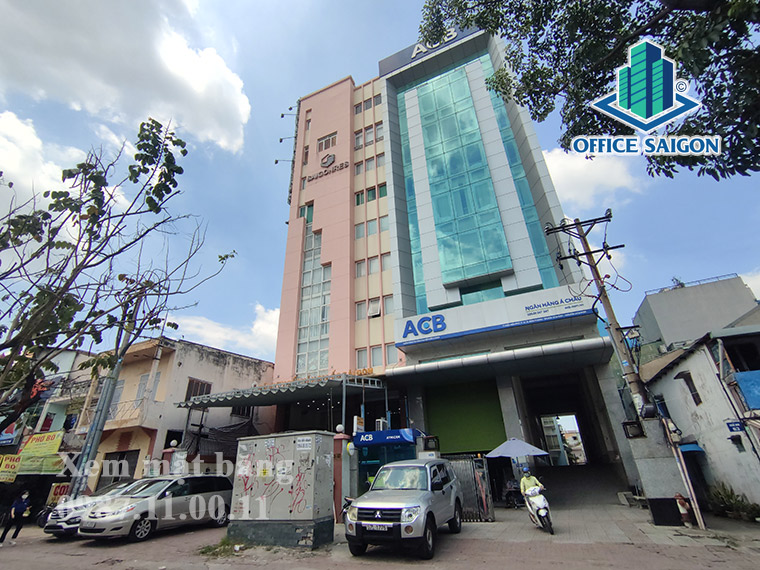 Góc nhìn bên phải cho thuê văn phòng toà nhà Saigonres Quận Bình Thạnh